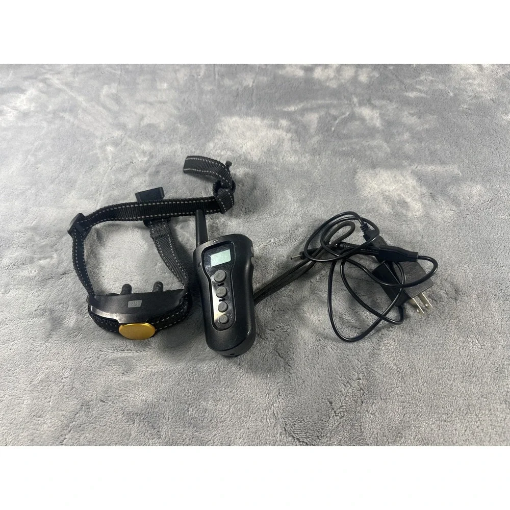 Patpet Dog Training Shock Collar with Remote Rechargeable p-collar 320 Black